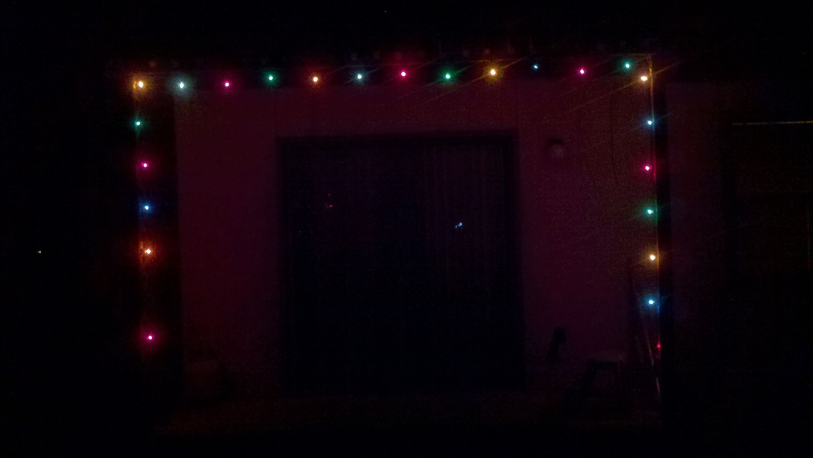 Christmas lights antenna