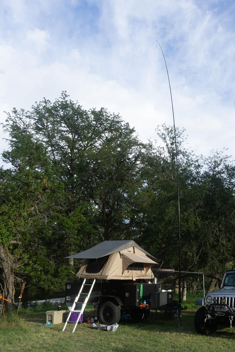 Camping and hamming