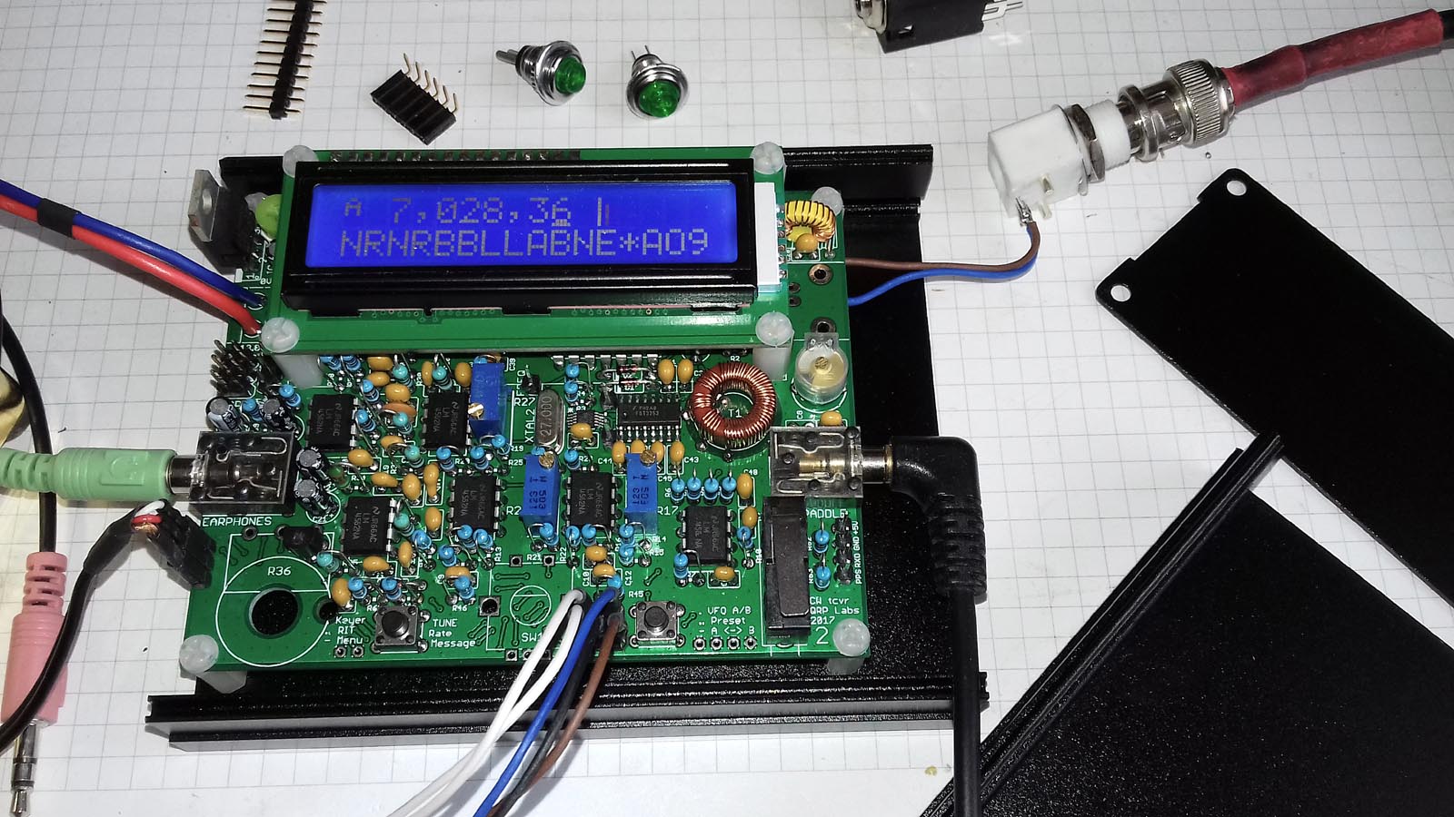 QCX 40m TCVR from QRP Labs
